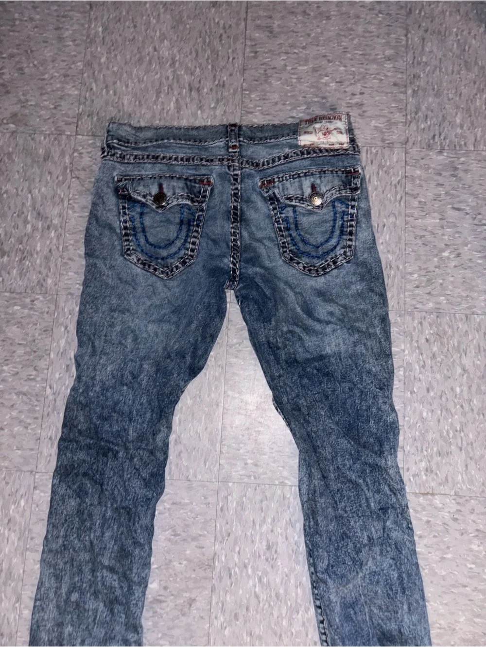 True Religion Blue Washed Men's Jeans